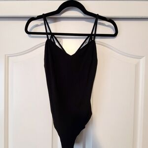 Women's black bodysuit sz S